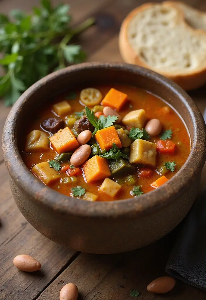 26 Whole Food Plant Based Soup Recipes Full of Flavor 51 26 Whole Food Plant Based Soup Recipes Full of Flavor - 9. Rustic Vegetable and Bean Soup