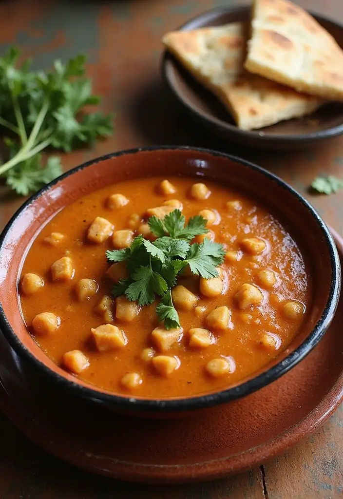 27 Healthy Clean Eating Crock Pot Soup Recipes to Try This Week - 16. Moroccan Chickpea Soup