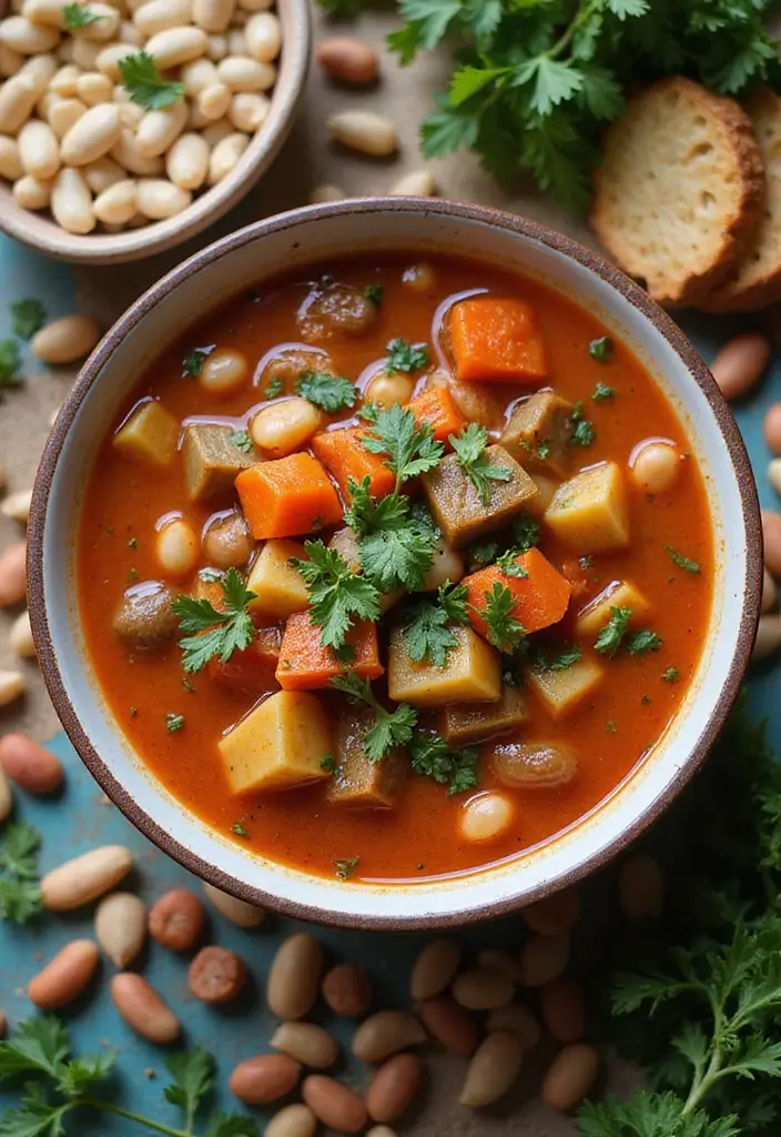 27 Healthy Clean Eating Crock Pot Soup Recipes to Try This Week - 19. Hearty Bean and Vegetable Soup