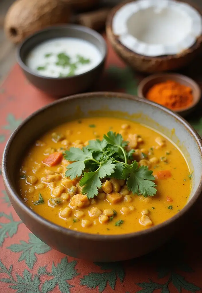 27 Healthy Clean Eating Crock Pot Soup Recipes to Try This Week - 2. Creamy Coconut Curry Lentil Soup