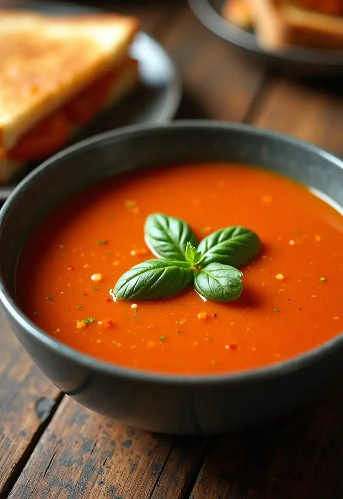 27 Healthy Clean Eating Crock Pot Soup Recipes to Try This Week - 6. Tomato Basil Soup