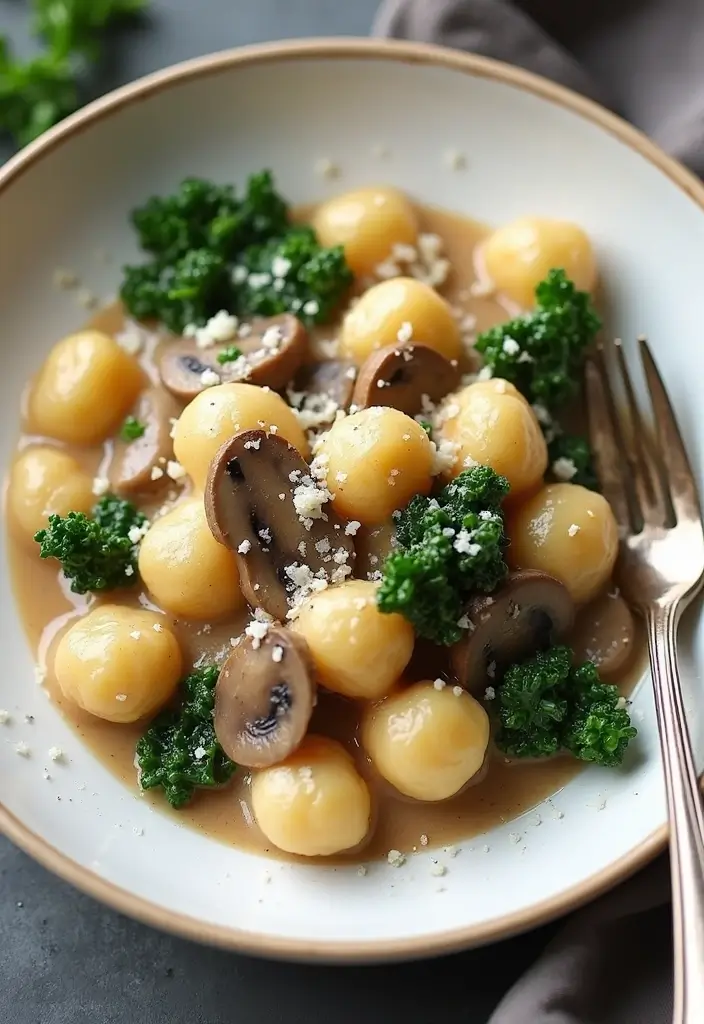 27 Recipes Using a Can of Mushroom Soup for Busy Nights 121 27 Recipes Using a Can of Mushroom Soup for Busy Nights - 19. Creamy Mushroom Soup Gnocchi