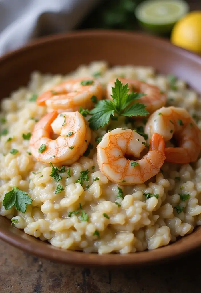 27 Recipes Using a Can of Mushroom Soup for Busy Nights 128 27 Recipes Using a Can of Mushroom Soup for Busy Nights - 20. Mushroom Soup and Shrimp Risotto