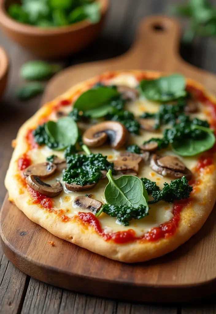 27 Recipes Using a Can of Mushroom Soup for Busy Nights 135 27 Recipes Using a Can of Mushroom Soup for Busy Nights - 21. Mushroom Soup and Spinach Pizza