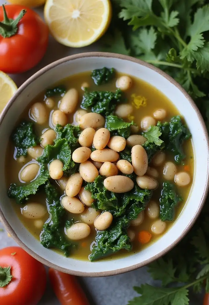 28 Dried Vegetable Soup Mix Recipes for Pantry Cooking 141 28 Dried Vegetable Soup Mix Recipes for Pantry Cooking - 21. White Bean and Kale Soup Mix