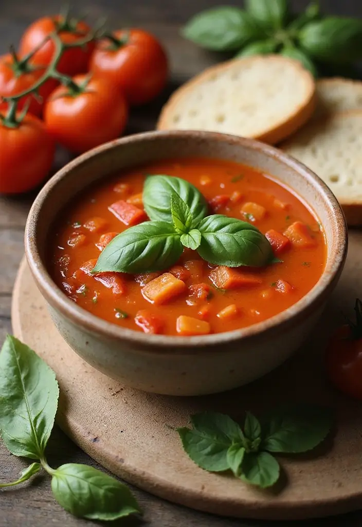 28 Dried Vegetable Soup Mix Recipes for Pantry Cooking 155 28 Dried Vegetable Soup Mix Recipes for Pantry Cooking - 23. Tomato and Basil Soup Mix