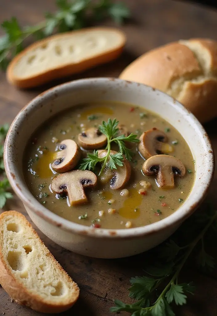28 Dried Vegetable Soup Mix Recipes for Pantry Cooking 43 28 Dried Vegetable Soup Mix Recipes for Pantry Cooking - 7. Rustic Mushroom Soup Mix