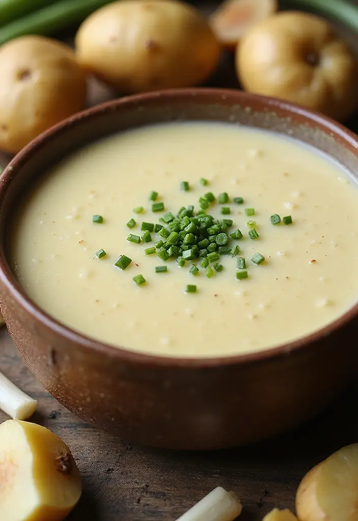 28 Instant Pot Healthy Vegetarian Soup Recipes for Every Day 15 28 Instant Pot Healthy Vegetarian Soup Recipes for Every Day - 3. Creamy Potato Leek Soup