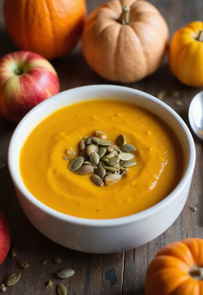 28 Instant Pot Healthy Vegetarian Soup Recipes for Every Day 34 28 Instant Pot Healthy Vegetarian Soup Recipes for Every Day - 6. Butternut Squash and Apple Soup