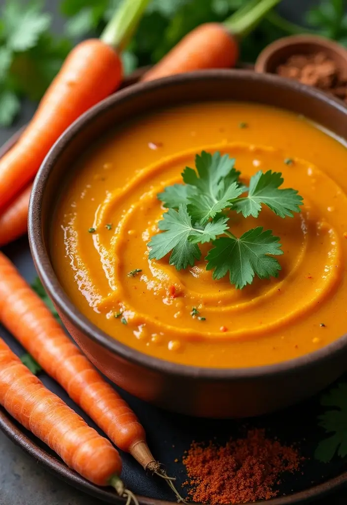 28 Instant Pot Healthy Vegetarian Soup Recipes for Every Day 41 28 Instant Pot Healthy Vegetarian Soup Recipes for Every Day - 7. Curried Carrot Soup