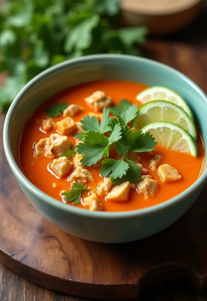 28 Keto Low Carb Soup Recipes to Keep You Full and Fit 72 28 Keto Low Carb Soup Recipes to Keep You Full and Fit - 12. Thai Coconut Chicken Soup