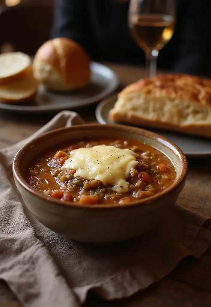 28 Keto Low Carb Soup Recipes to Keep You Full and Fit 152 28 Keto Low Carb Soup Recipes to Keep You Full and Fit - 24. French Onion Soup (Keto Version)