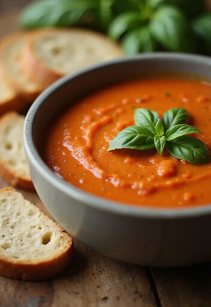 28 Keto Low Carb Soup Recipes to Keep You Full and Fit 20 28 Keto Low Carb Soup Recipes to Keep You Full and Fit - 4. Creamy Tomato Basil Soup