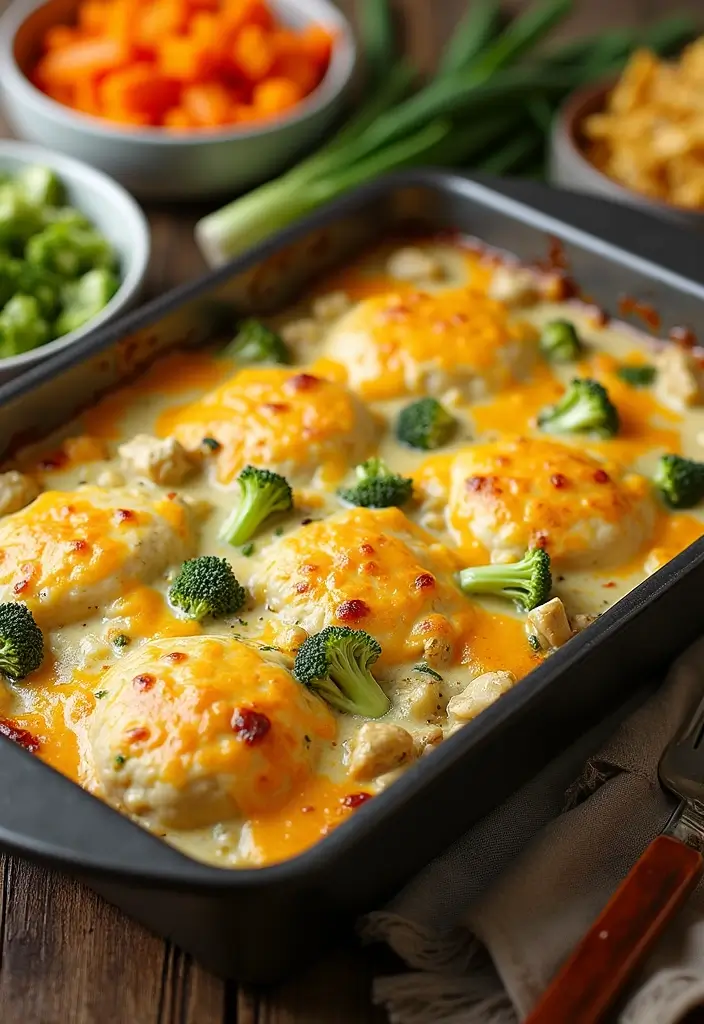 28 Recipes Using Cream of Broccoli Soup for Cozy Dinners 8 28 Recipes Using Cream of Broccoli Soup for Cozy Dinners - 2. Creamy Broccoli Chicken Bake
