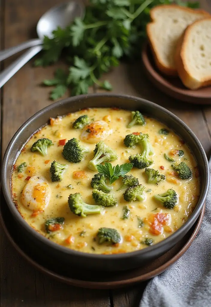 28 Recipes Using Cream of Broccoli Soup for Cozy Dinners 188 28 Recipes Using Cream of Broccoli Soup for Cozy Dinners - 28. Broccoli Soup and Egg Bake