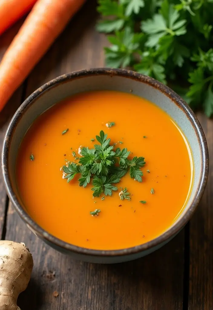 29 Best Vegetable Soup Recipes Ever for Cozy Days 83 29 Best Vegetable Soup Recipes Ever for Cozy Days 13. Carrot Ginger Soup