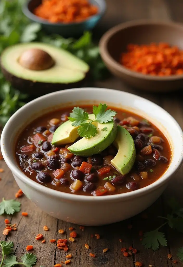 29 Best Vegetable Soup Recipes Ever for Cozy Days 22 29 Best Vegetable Soup Recipes Ever for Cozy Days 4. Spicy Black Bean Soup