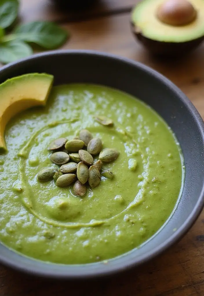 29 Ninja Blender and Soup Maker Recipes to Try This Winter 146 29 Ninja Blender and Soup Maker Recipes to Try This Winter - 24. Creamy Avocado Spinach Soup