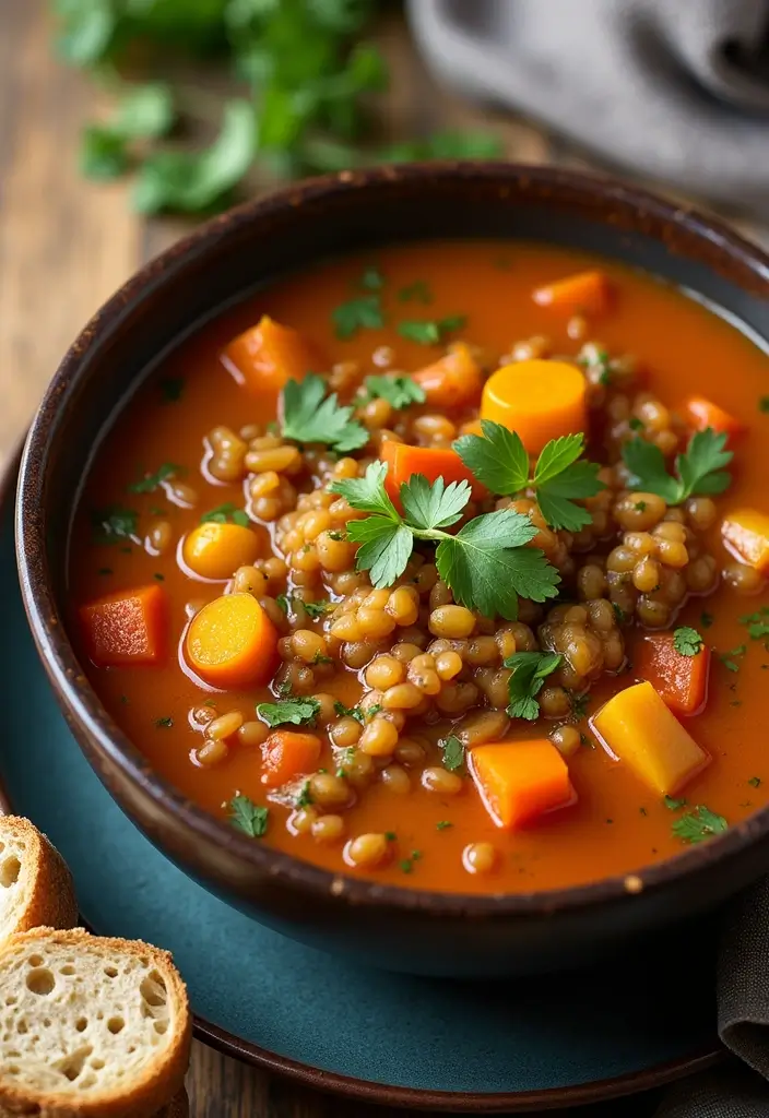 29 Ninja Blender and Soup Maker Recipes to Try This Winter 13 29 Ninja Blender and Soup Maker Recipes to Try This Winter - 3. Hearty Vegetable Lentil Soup