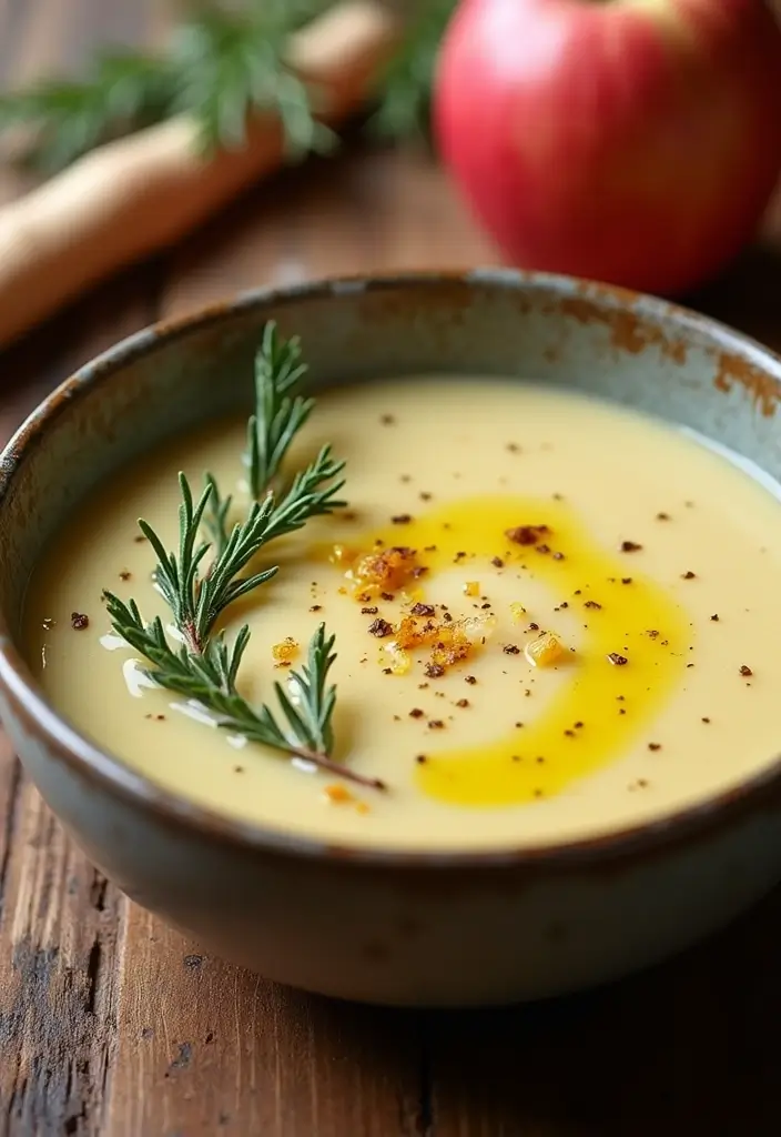 29 Parsnip and Apple Soup Recipes for Fall 1 29 Parsnip and Apple Soup Recipes for Fall - 1. Creamy Parsnip and Apple Soup