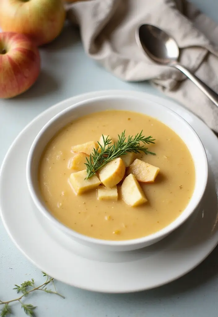 29 Parsnip and Apple Soup Recipes for Fall 130 29 Parsnip and Apple Soup Recipes for Fall - 20. Parsnip and Apple Soup with Dill