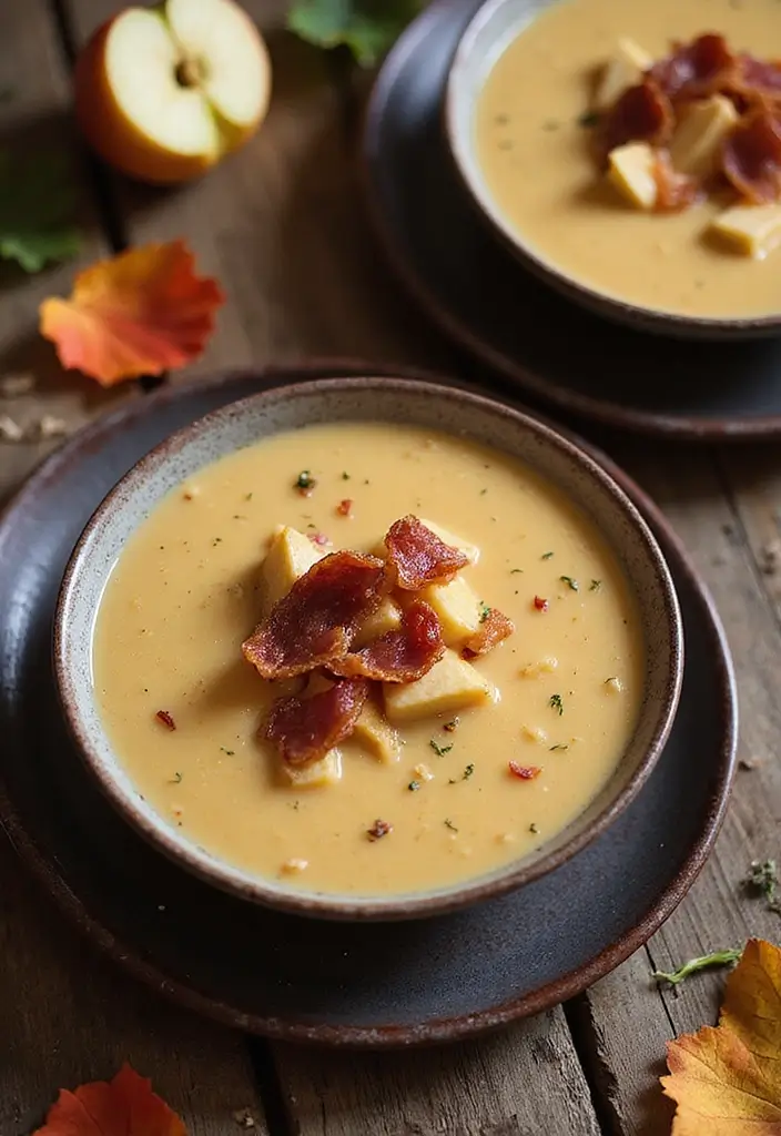 29 Parsnip and Apple Soup Recipes for Fall 137 29 Parsnip and Apple Soup Recipes for Fall - 21. Parsnip and Apple Soup with Bacon