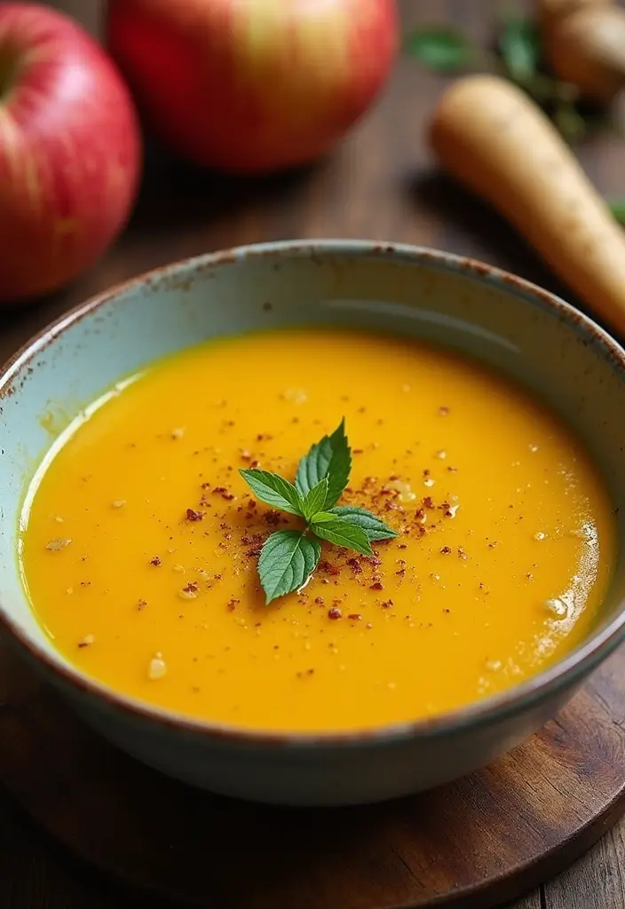 29 Parsnip and Apple Soup Recipes for Fall 156 29 Parsnip and Apple Soup Recipes for Fall - 24. Parsnip and Apple Soup with Turmeric