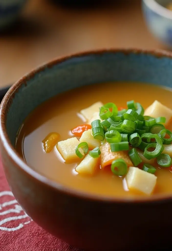 30 Bariatric Full Liquid Soup Recipes for Recovery Meals - 22. Vegetable Miso Soup