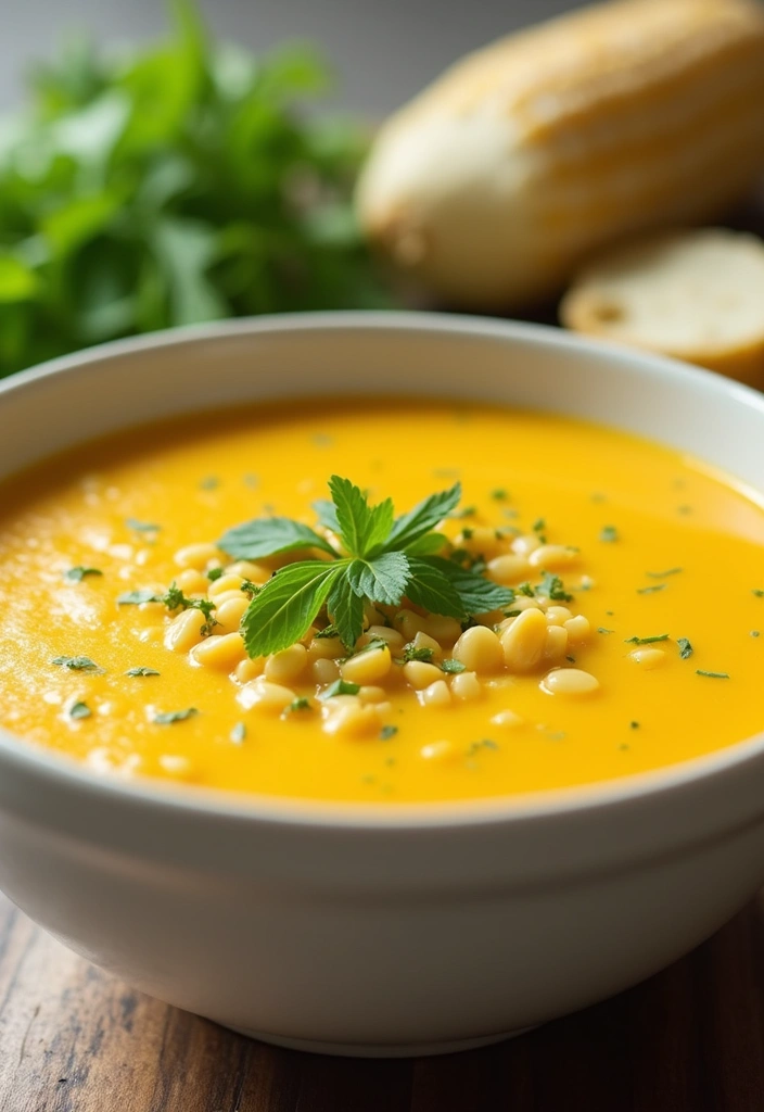 30 Bariatric Full Liquid Soup Recipes for Recovery Meals - 23. Sweet Corn Soup