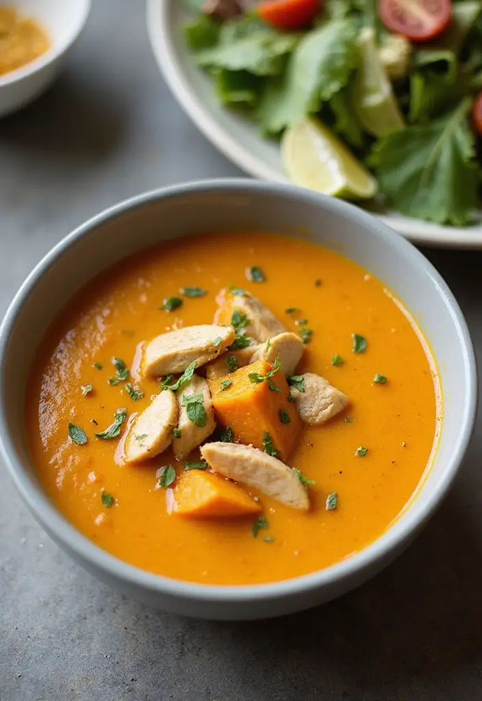 30+ Best Chicken Soup Recipes Ever to Warm the Soul 87 30+ Best Chicken Soup Recipes Ever to Warm the Soul - 15. Chicken and Sweet Potato Soup