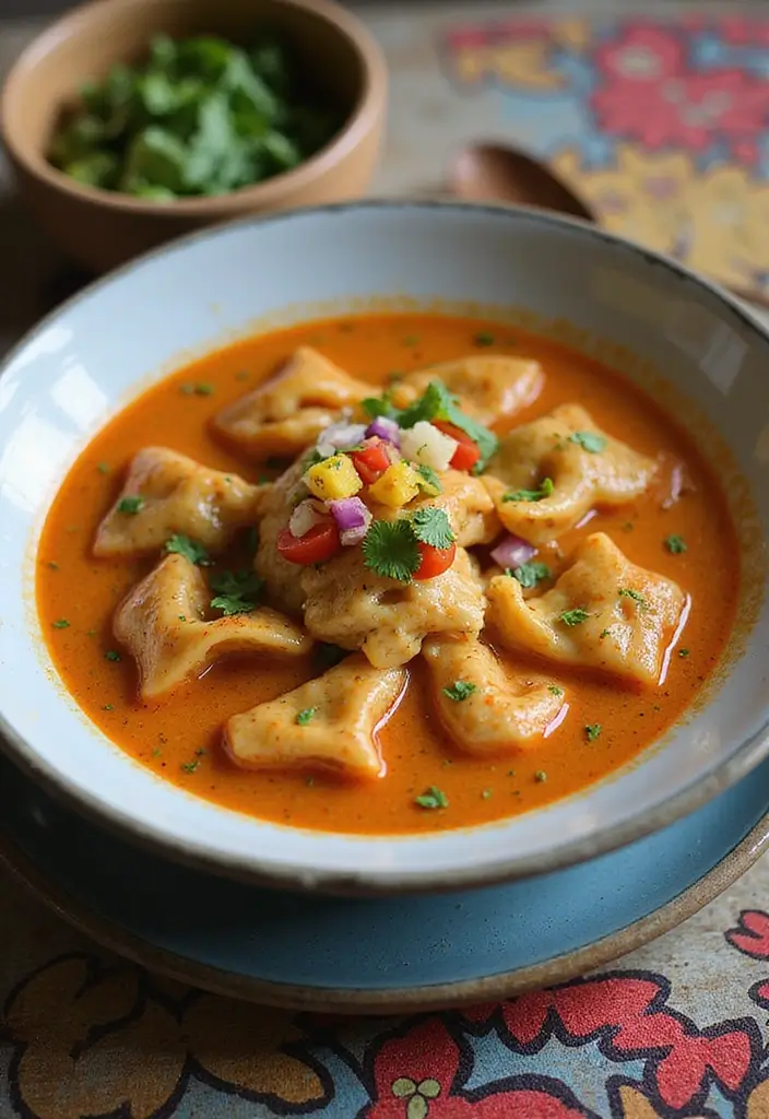30+ Bow Tie Pasta Soup Recipes Everyone Will Love - 12. Cajun Chicken Bow Tie Pasta Soup