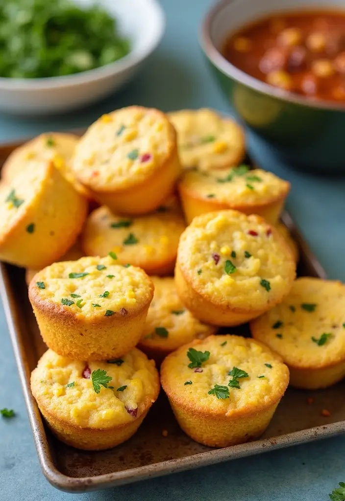 30 Bread Recipes to Go With Soup for the Perfect Meal Combo 136 30 Bread Recipes to Go With Soup for the Perfect Meal Combo - 22. Jalapeño Cornbread Muffins