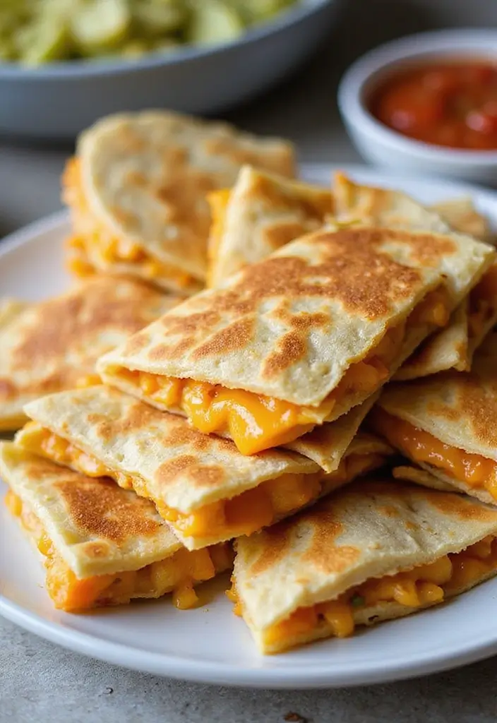 30+ Chicken and Campbell Soup Recipes That Are Family Favorites - 13. Cheesy Chicken Quesadillas