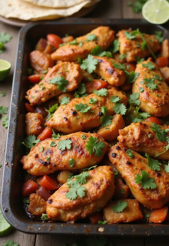 30+ Chicken and Campbell Soup Recipes That Are Family Favorites - 14. Baked Chicken Fajitas