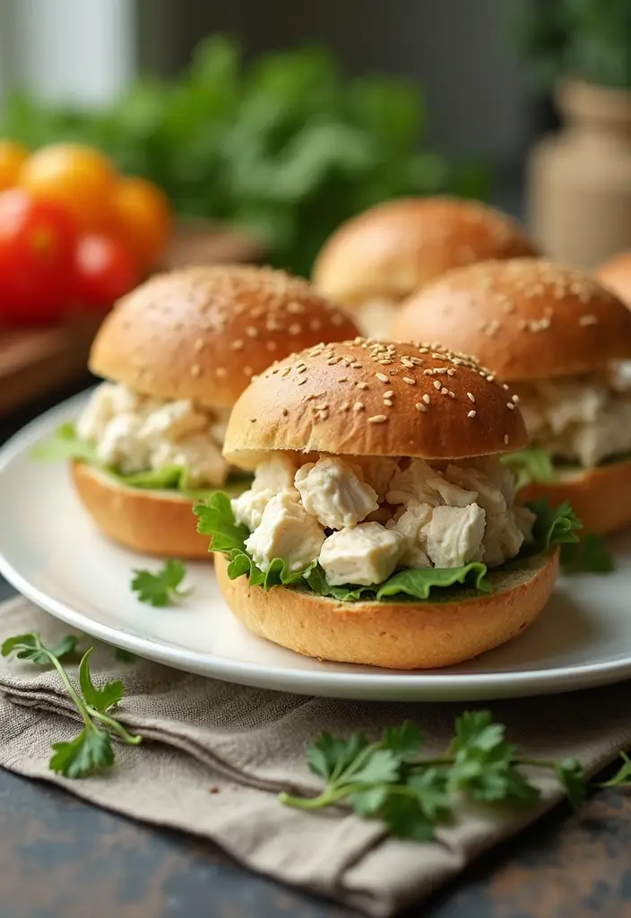 30+ Chicken and Campbell Soup Recipes That Are Family Favorites - 25. Chicken Salad Sandwiches
