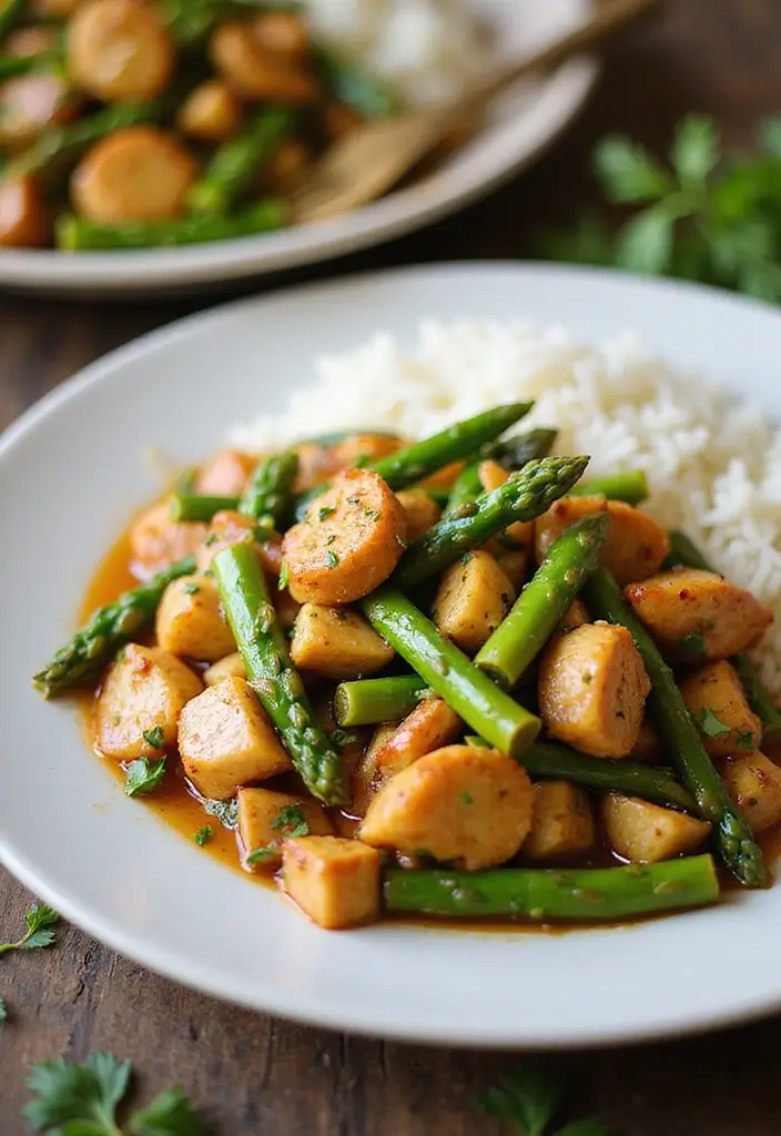 30+ Chicken and Campbell Soup Recipes That Are Family Favorites - 27. Chicken and Asparagus Stir Fry
