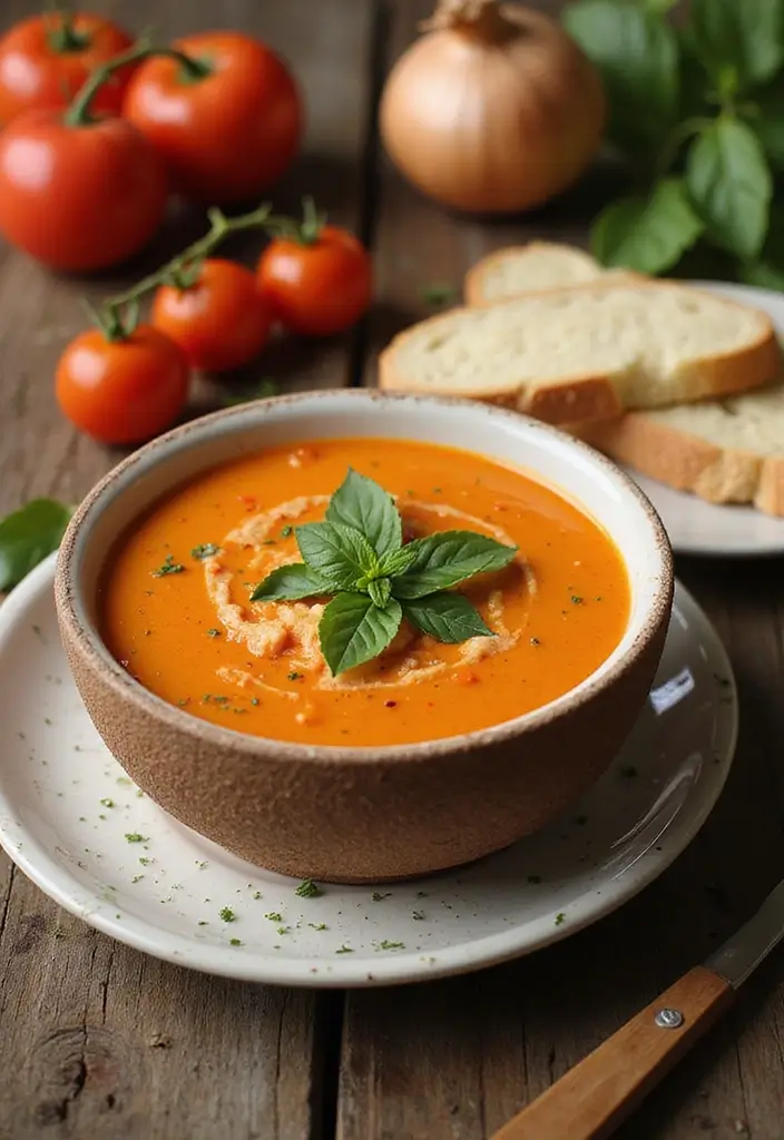 30+ Gluten Free Dairy Free Soup Recipes Everyone Will Love - 1. Creamy Coconut Tomato Soup