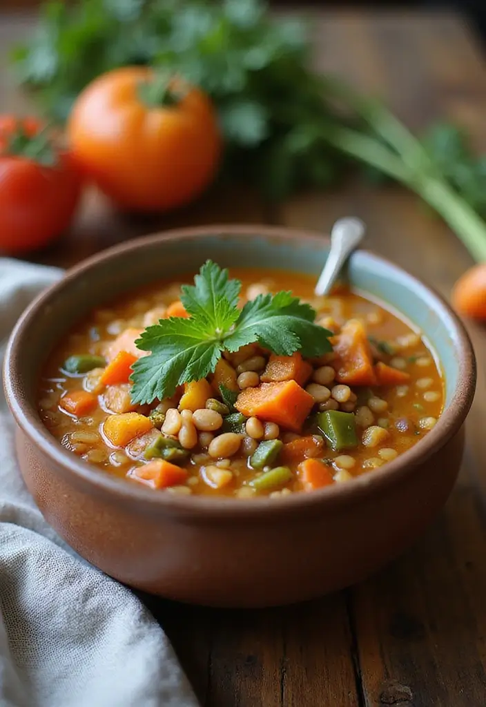 30+ Gluten Free Dairy Free Soup Recipes Everyone Will Love - 2. Hearty Vegetable Lentil Soup