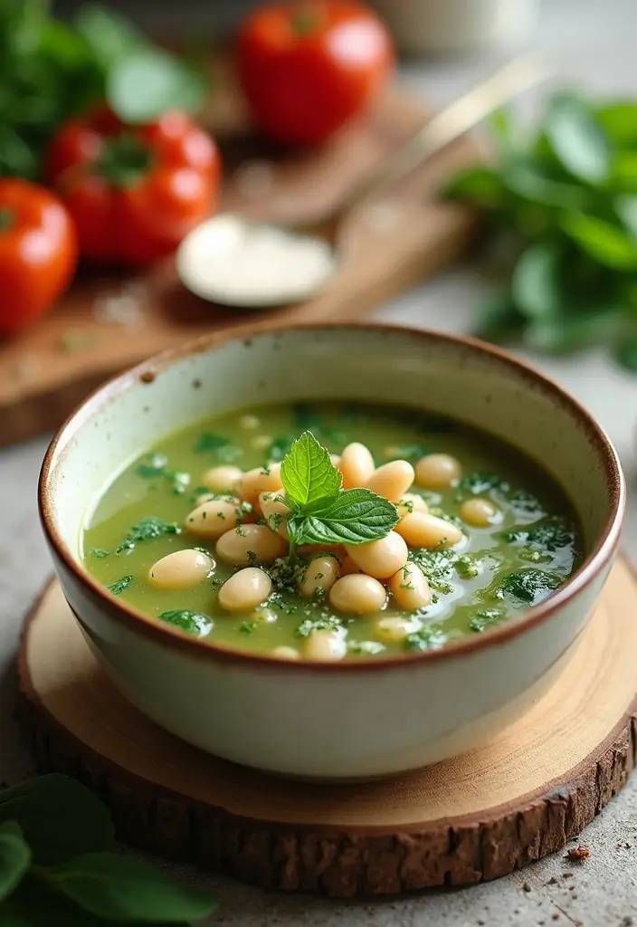 30+ Gluten Free Dairy Free Soup Recipes Everyone Will Love - 24. Spinach and White Bean Soup