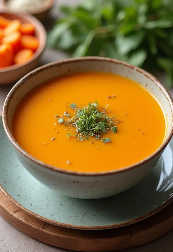 30+ Gluten Free Dairy Free Soup Recipes Everyone Will Love - 7. Sweet Potato and Carrot Soup