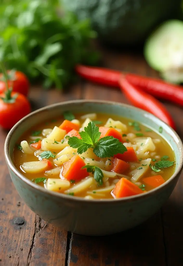 30 Gluten Free Vegetable Soup Recipes Full of Goodness 71 30 Gluten Free Vegetable Soup Recipes Full of Goodness - 11. Cabbage and Vegetable Soup