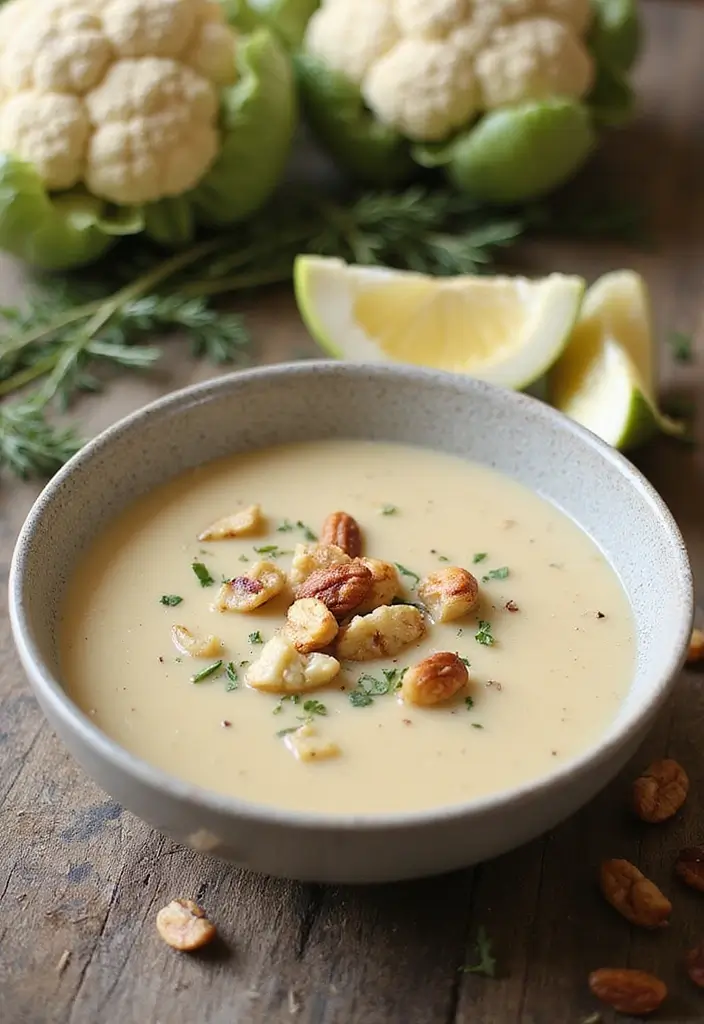 30 Gluten Free Vegetable Soup Recipes Full of Goodness 78 30 Gluten Free Vegetable Soup Recipes Full of Goodness - 12. Creamy Cauliflower Soup