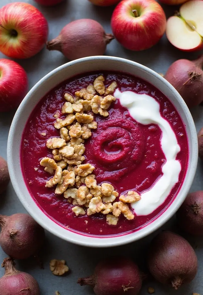 30 Gluten Free Vegetable Soup Recipes Full of Goodness 113 30 Gluten Free Vegetable Soup Recipes Full of Goodness - 17. Beetroot and Apple Soup