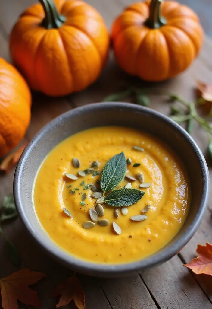 30 Gluten Free Vegetable Soup Recipes Full of Goodness 120 30 Gluten Free Vegetable Soup Recipes Full of Goodness - 18. Pumpkin and Sage Soup