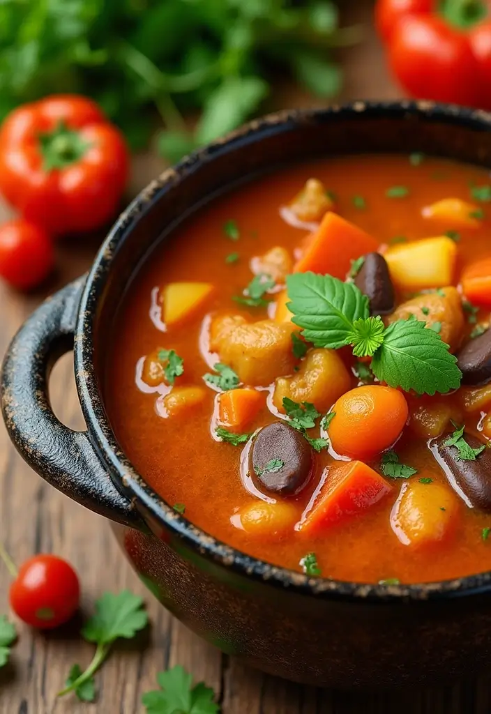 30 Gluten Free Vegetable Soup Recipes Full of Goodness 8 30 Gluten Free Vegetable Soup Recipes Full of Goodness - 2. Rustic Vegetable Minestrone