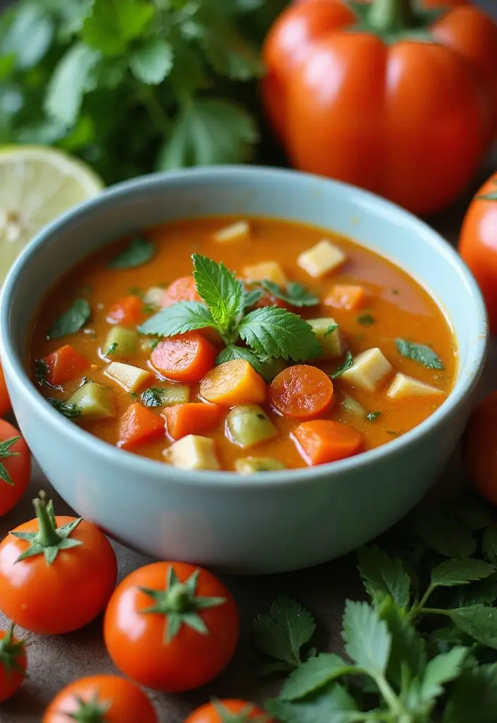 30 Gluten Free Vegetable Soup Recipes Full of Goodness 146 30 Gluten Free Vegetable Soup Recipes Full of Goodness - 22. Garden Vegetable Soup