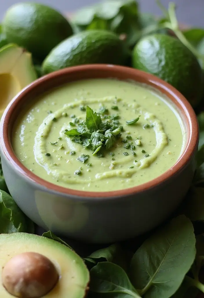 30 Gluten Free Vegetable Soup Recipes Full of Goodness 202 30 Gluten Free Vegetable Soup Recipes Full of Goodness - 30. Creamy Avocado and Spinach Soup