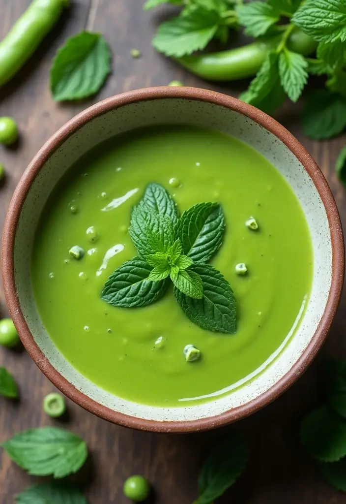30 Gluten Free Vegetable Soup Recipes Full of Goodness 29 30 Gluten Free Vegetable Soup Recipes Full of Goodness - 5. Fresh Pea and Mint Soup