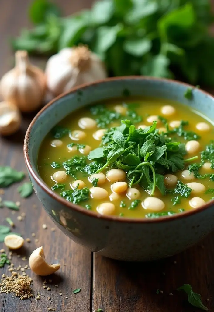 30 Gluten Free Winter Soup Recipes to Keep You Cozy - 13. Spinach and White Bean Soup