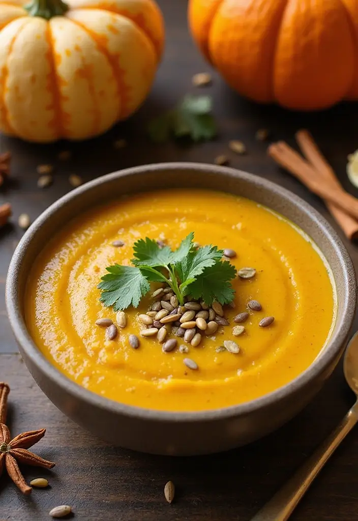 30 Gluten Free Winter Soup Recipes to Keep You Cozy - 17. Curried Pumpkin Soup